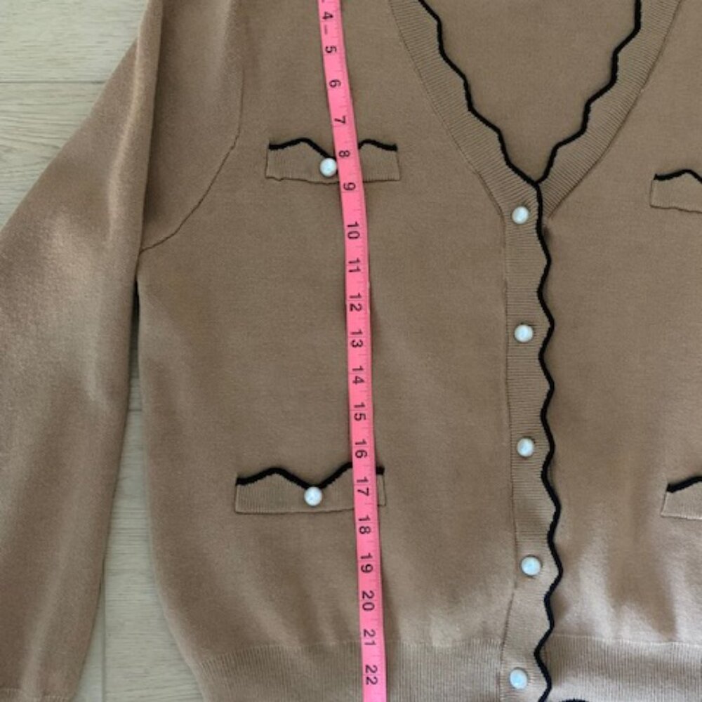✨ Adrienne Vittadini Cardigan – Size M – Chic, Cozy & Cute! 💕 - Picture 7 of 12